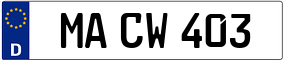 Truck License Plate